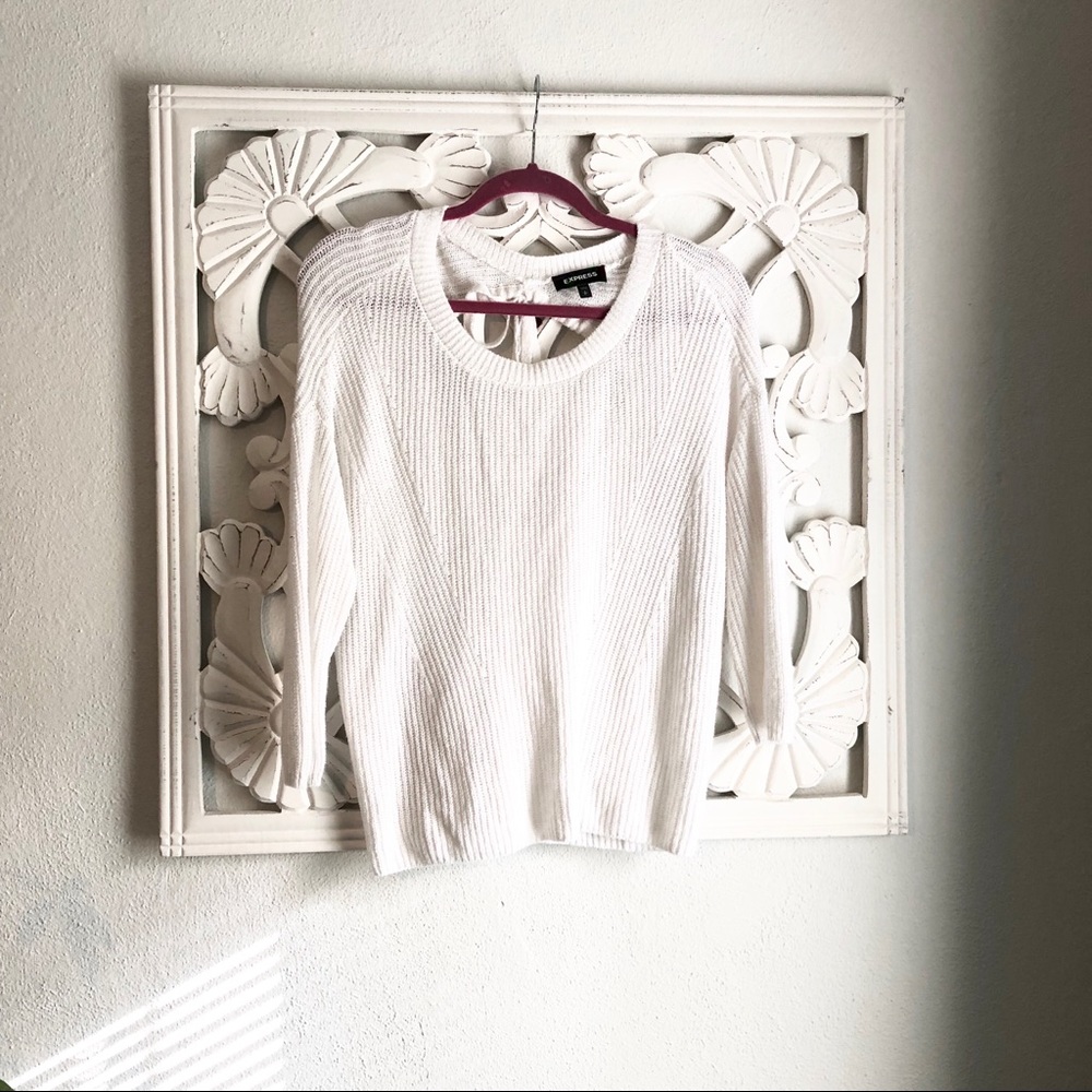White EXPRESS Sweater
